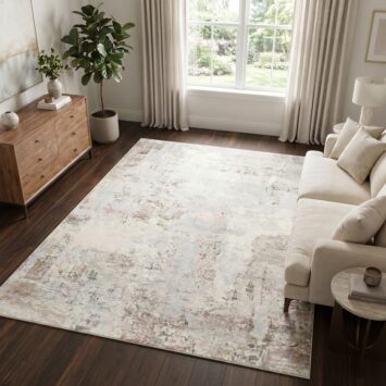 Alfombra Venezia Beige Gris Vintage