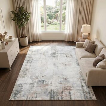 Alfombra Venezia Gris Beige Abstracto