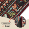 Alfombra Ispahan Multicolor Roseta Vintage