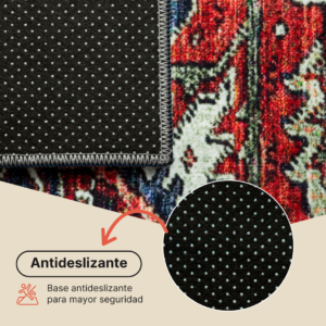Alfombra Ispahan Multicolor Tradicional