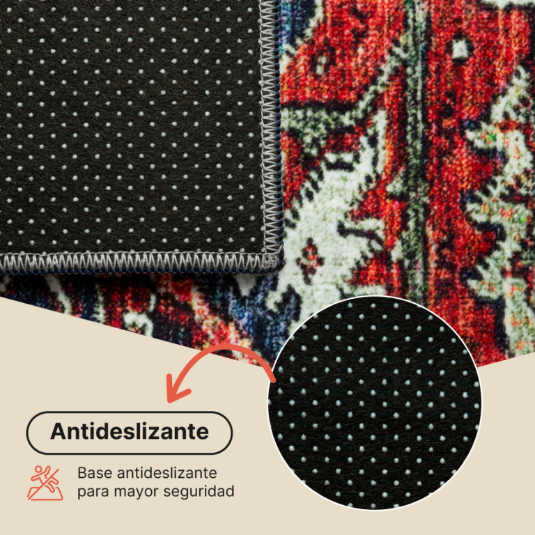 Alfombra Ispahan Multicolor Tradicional