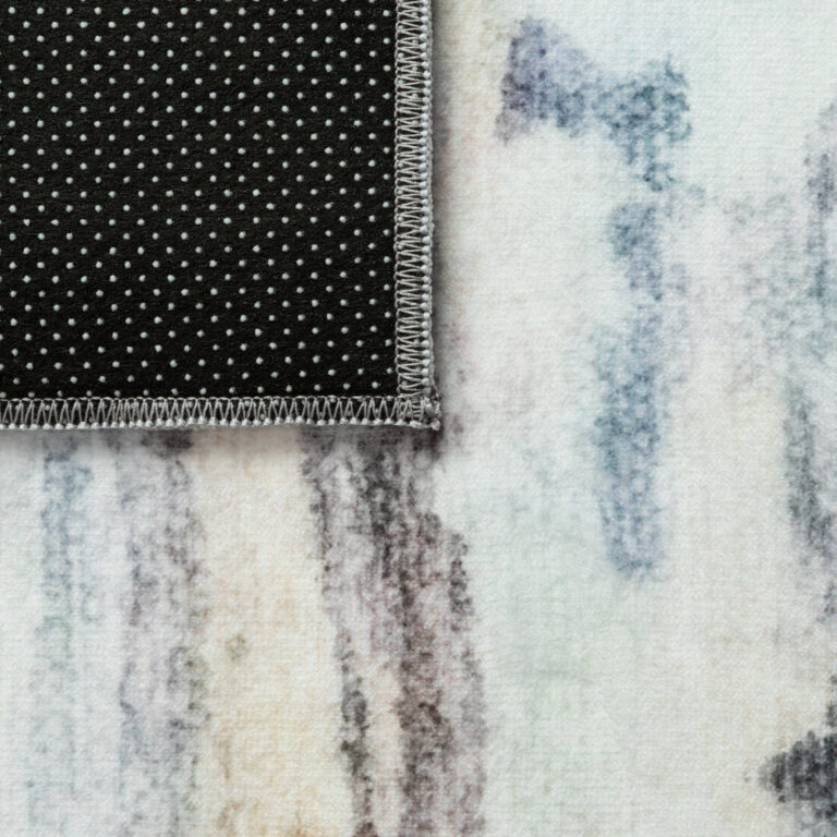 Alfombra Bari Azul Beige Abstracto