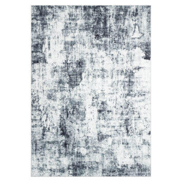 Alfombra Bari Azul Marino Gris Abstracto