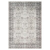 Alfombra Ispahan Gris Verde Motivo Floral