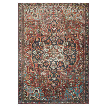 Alfombra Ispahan Multicolor Roseta Vintage