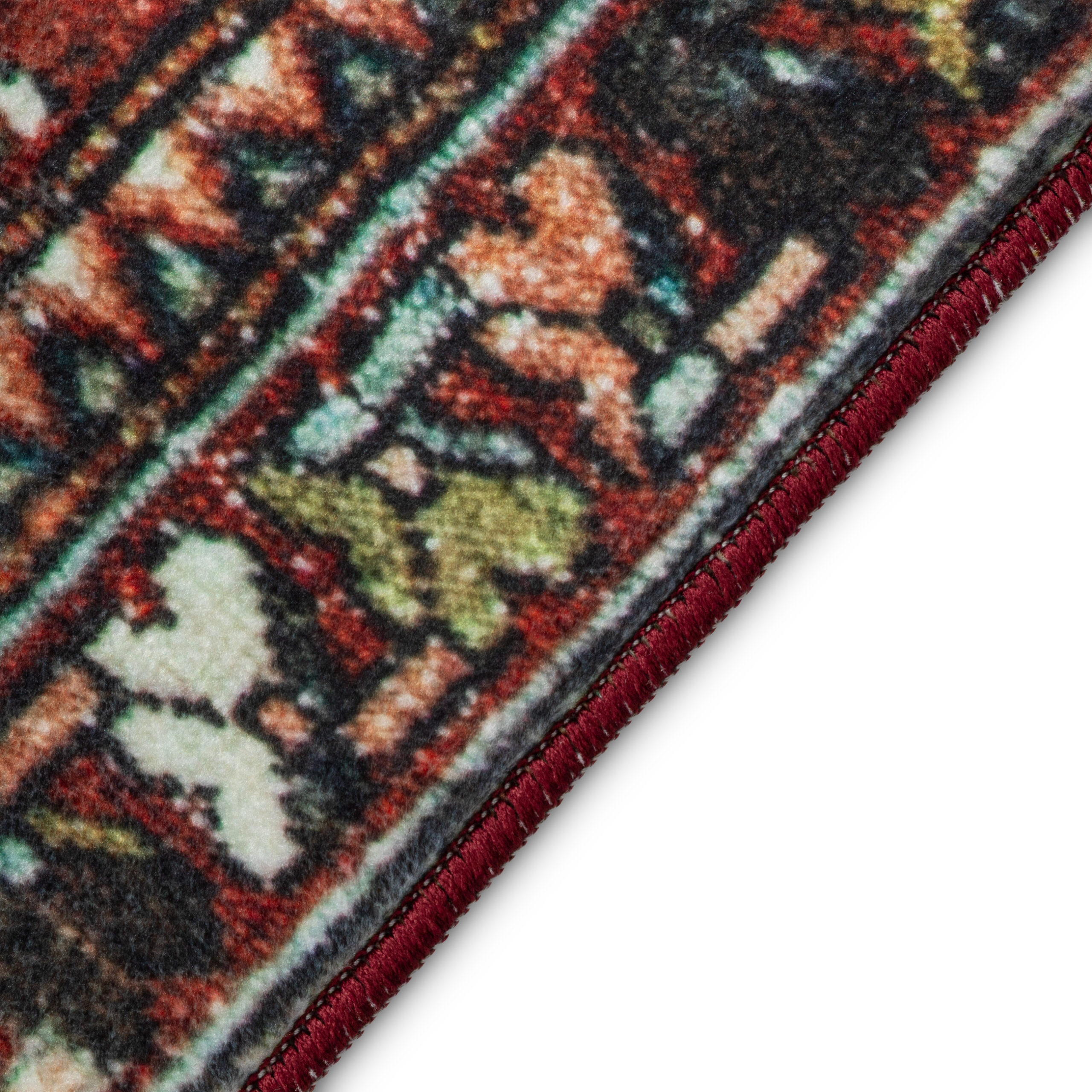 Alfombra Ispahan Multicolor Roseta Vintage