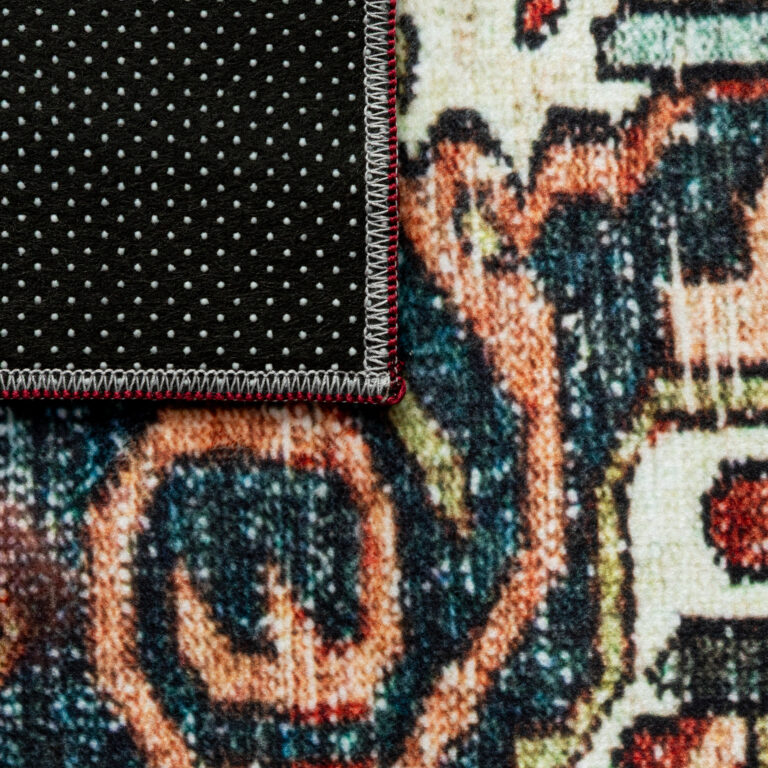 Alfombra Ispahan Multicolor Roseta Vintage