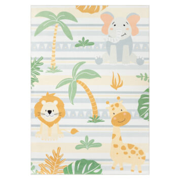 Alfombra Infantil Kids Multicolor Safari