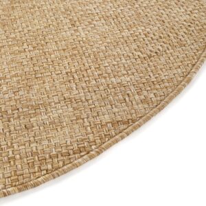 Alfombra Exterior Yucana Redonda Beige