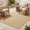 Alfombra Exterior Yucana Cuadrada Beige