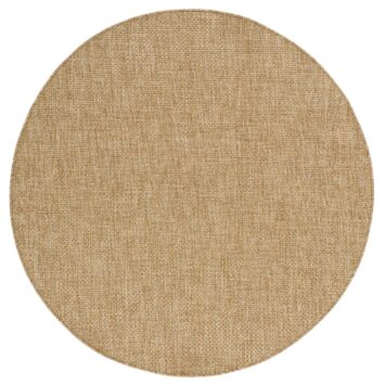 Alfombra Exterior Yucana Redonda Beige
