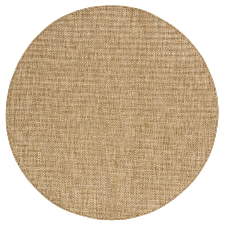 Alfombra Exterior Yucana Redonda Beige