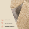 Alfombra Exterior Yucana Redonda Beige