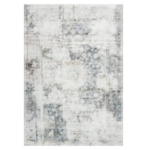 Alfombra Venezia Gris Azul Marino Vintage