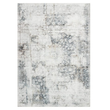 Alfombra Venezia Gris Azul Marino Vintage