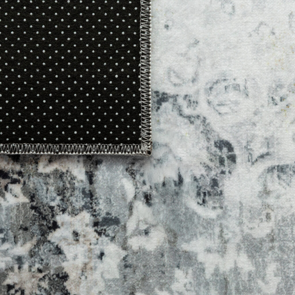 Alfombra Venezia Gris Azul Marino Vintage