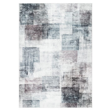 Alfombra Venezia Gris Morado Geométrico