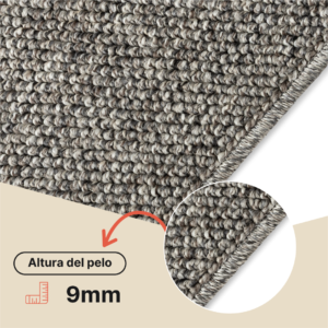 Alfombra Exterior Calma Gris Oscuro