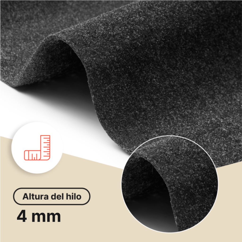 Césped Artificial Vera Gris 4mm