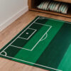 Alfombra Infantil Snooki Campo de Fútbol Verde Antideslizante