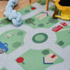 Alfombra Infantil Snooki Ciudad Verde Antideslizante