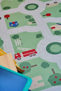 Alfombra Infantil Snooki Ciudad Verde Antideslizante
