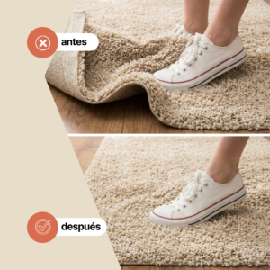 Pegatinas antideslizantes para alfombras (8 unidades)