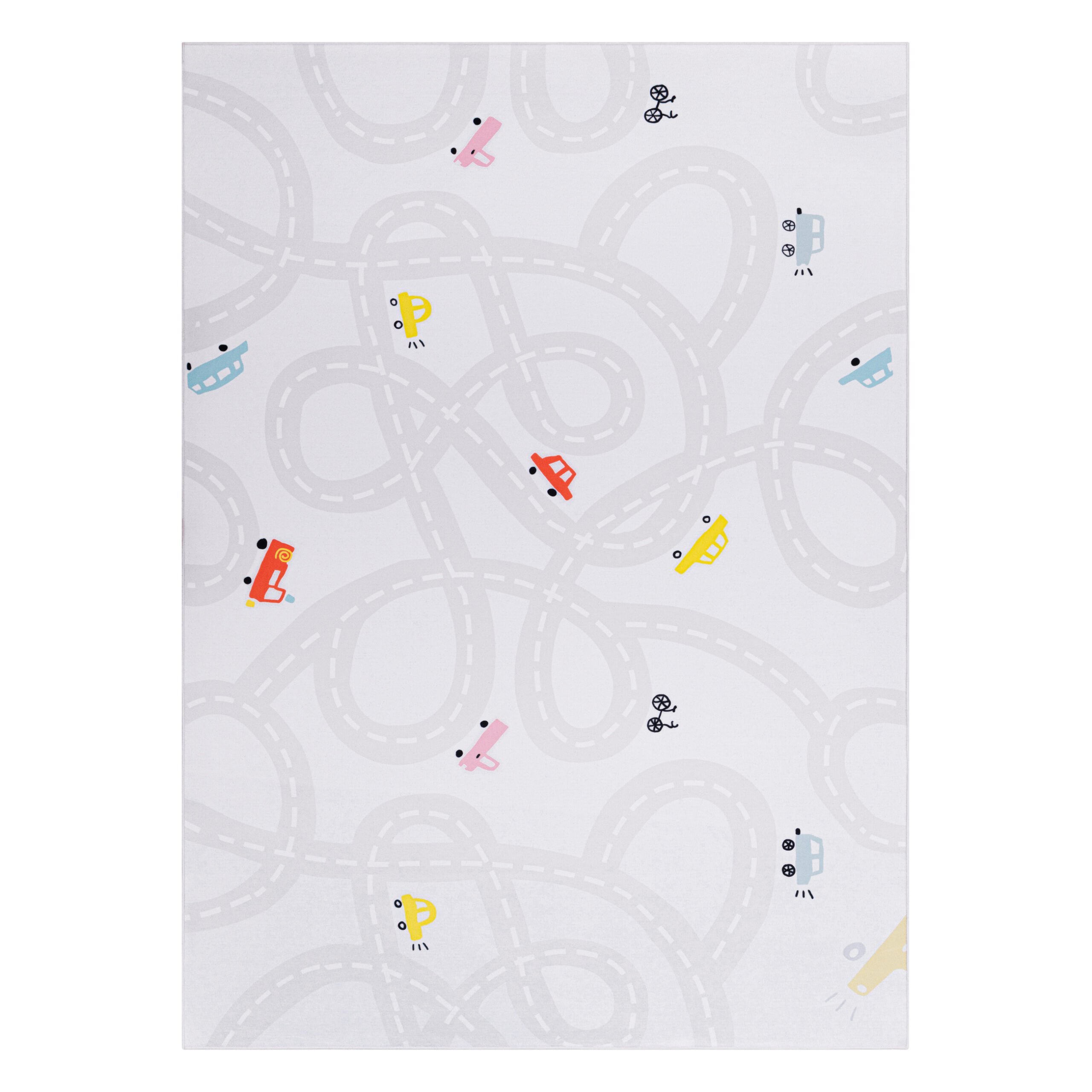 Alfombra Infantil Snooki Caminos Pastel Beige Antideslizante