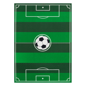 Alfombra Infantil Snooki Campo de Fútbol Verde Antideslizante