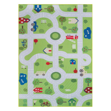 Alfombra Infantil Snooki Ciudad Verde Antideslizante