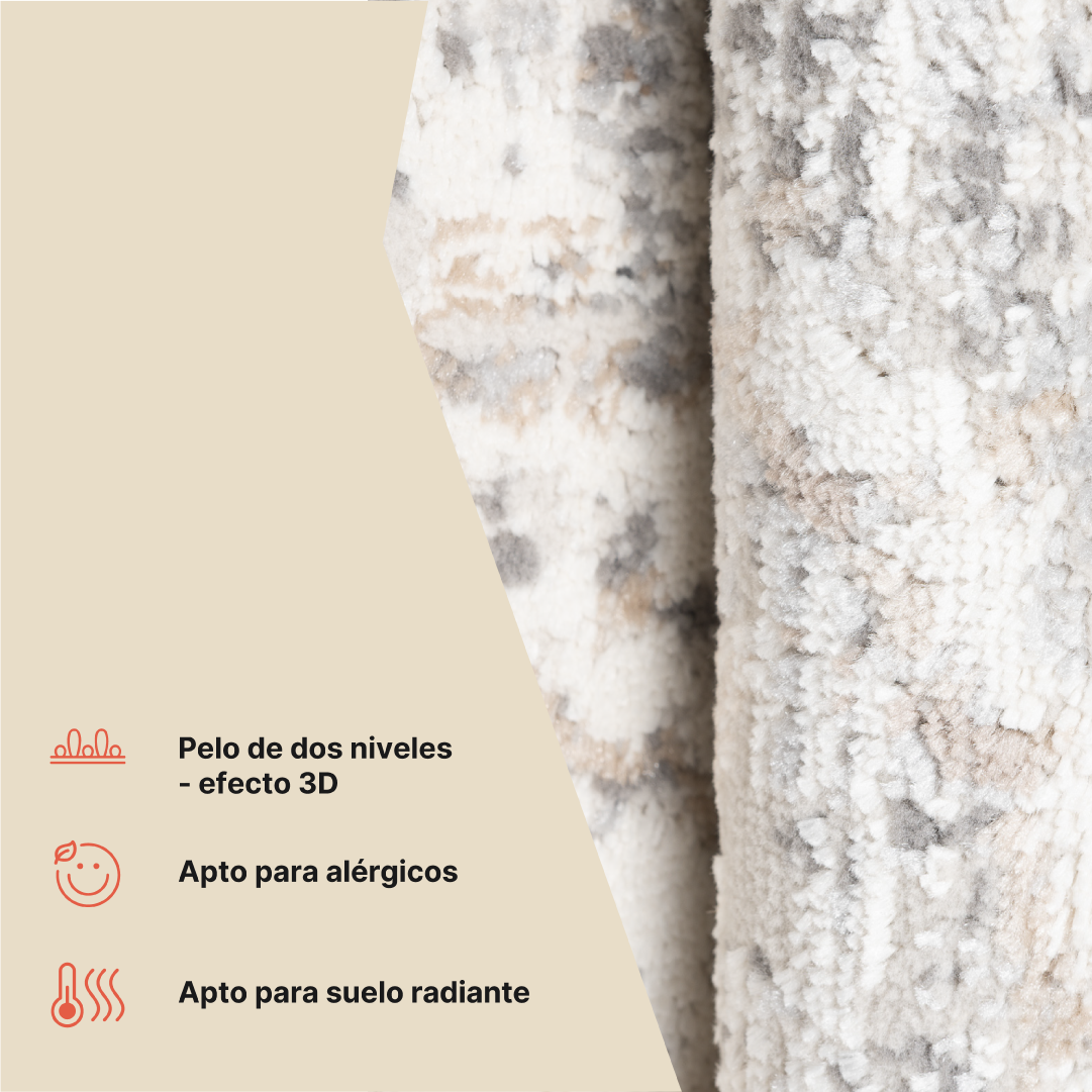 Alfombra Valley Gris Ornamental Vintage