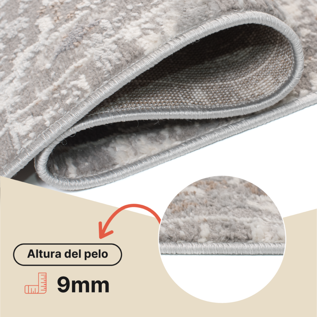 Alfombra Valley Gris Beige Vintage Floral