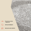 Alfombra Ares Gris Vintage Medallón
