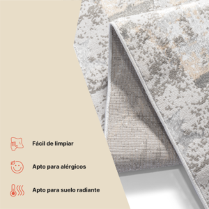 Pasillo Crystal Gris Oscuro Beige Moderno