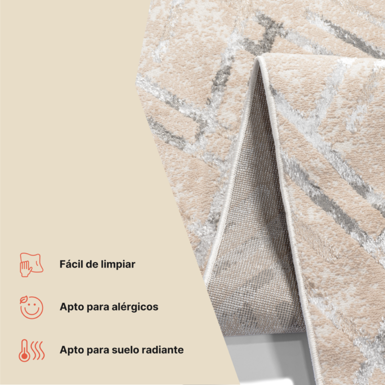 Pasillo Crystal Beige Gris Zigzag