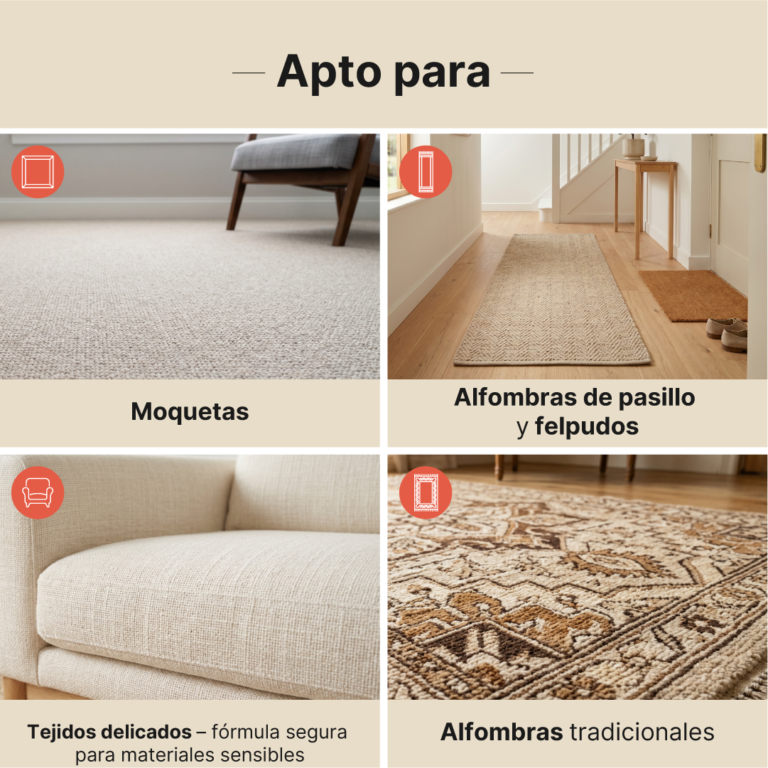 Líquido limpiador de alfombras