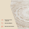 Alfombra Ares Dorado Marrón Ornamental Medallón