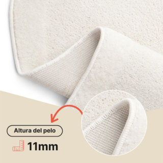 Alfombra Terra Crema Forma Irregular