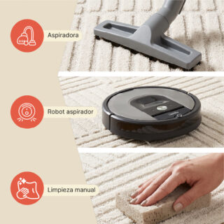 Alfombra Relievo 3D Crema a Rayas