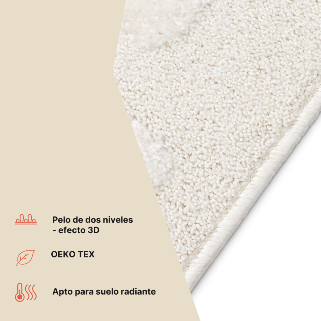 Alfombra Terra Crema Rayas