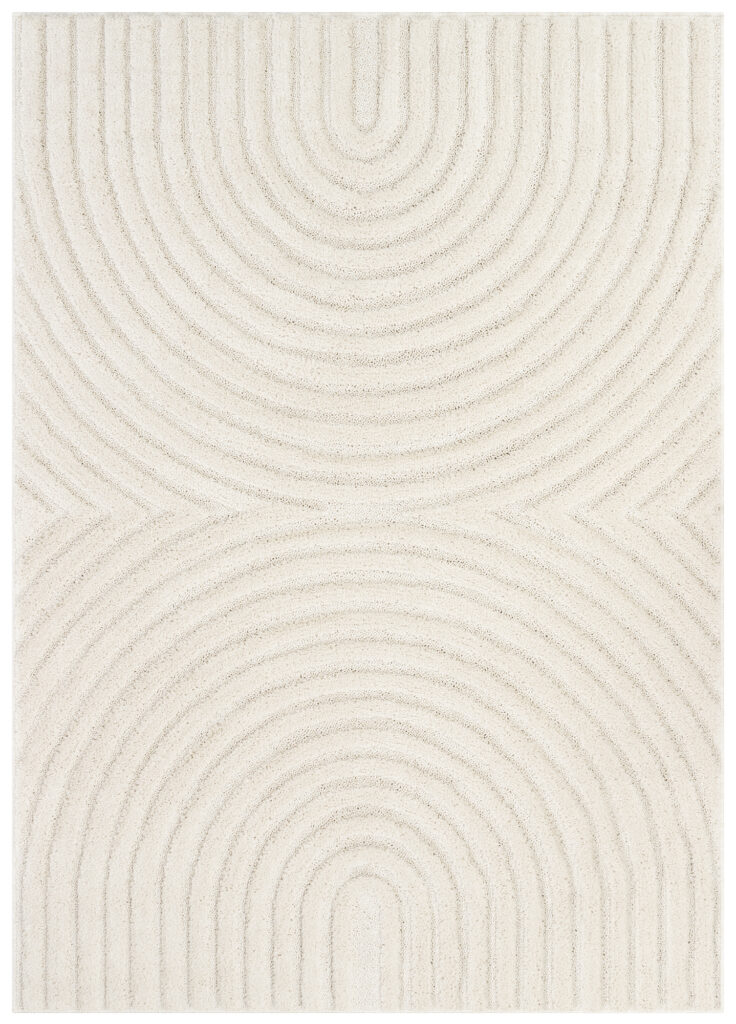 Alfombra Linea 3D Crema Arcos