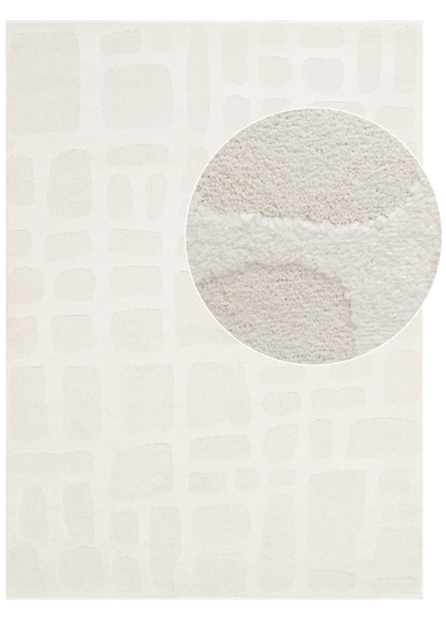 Alfombra Terra Crema Piedras