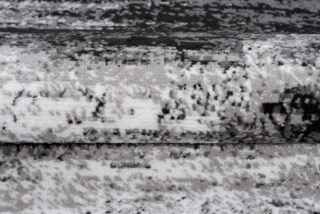 Alfombra de Pasillo Maya Gris Negro Abstracto