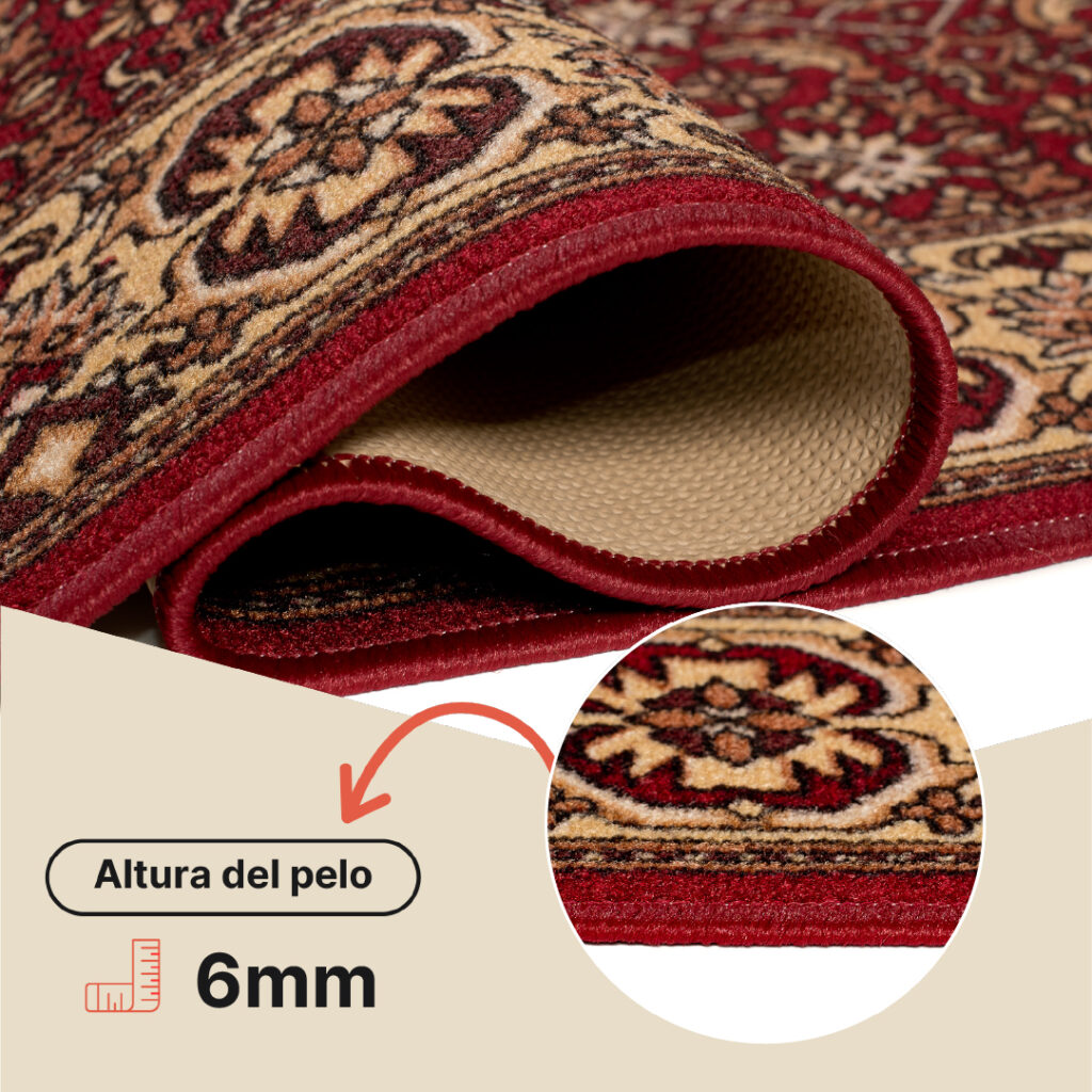 Pasillo Antideslizante Rojo Oriental
