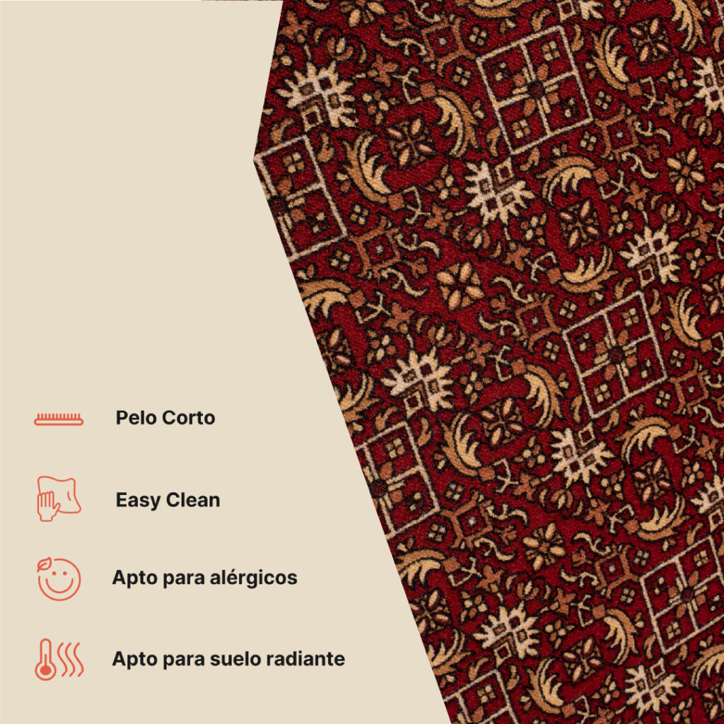 Pasillo Antideslizante Rojo Oriental