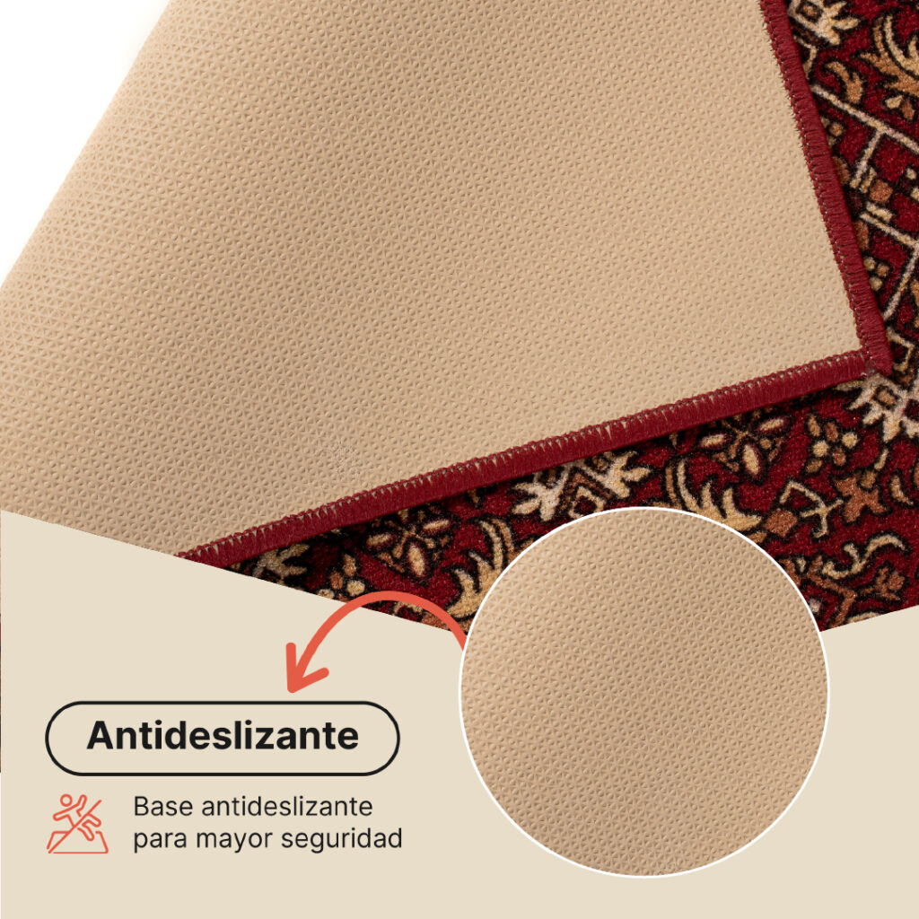 Pasillo Antideslizante Rojo Oriental