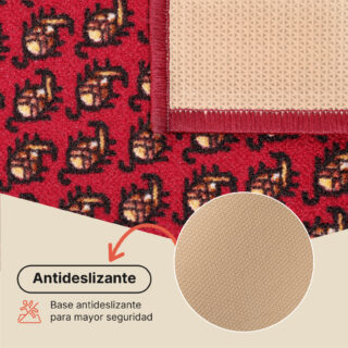 Pasillo Antideslizante Roja Dorada