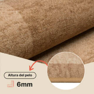 Pasillo Antideslizante Beige Geométrico