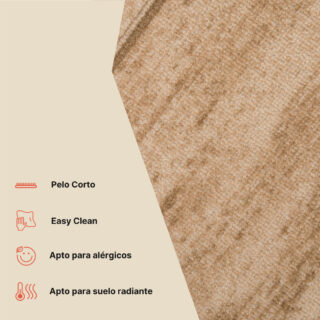 Pasillo Antideslizante Beige Borde