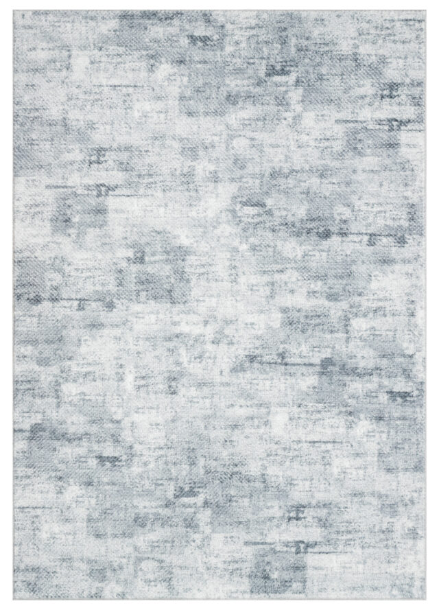 Alfombra Bari Azul Gris Abstracto